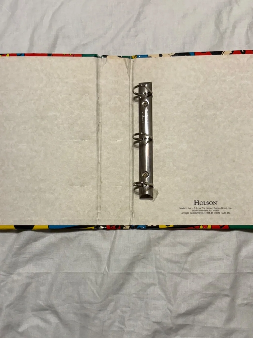 Vintage 1996 Disney World Mickey Mouse 3-Ring Photo Album Binder Holson USA